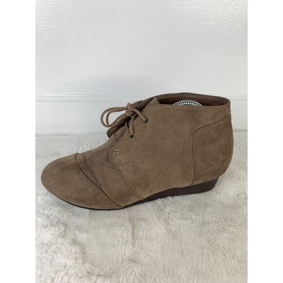 MIA Womens Amore Sarah Ankle Bootie Size 10M Brown Suede - Picture 4 of 10